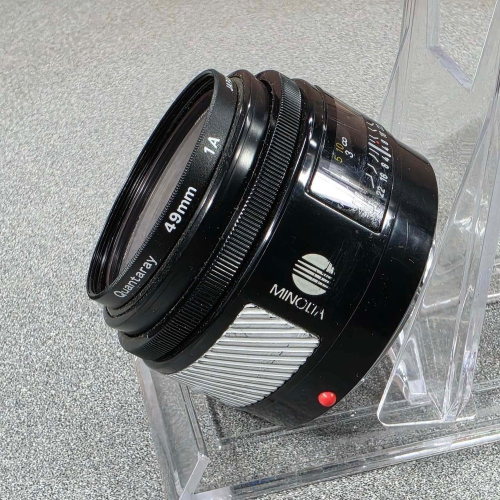 Minolta Maxxum AF 28mm f/2.8 Lens Black Good Wide Angle Prime 49mm Filter